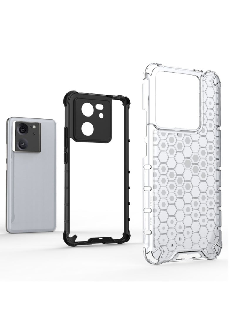 Case for Redmi K60 Ultra Shockproof Honeycomb Phone Cover Blue  - Image 4