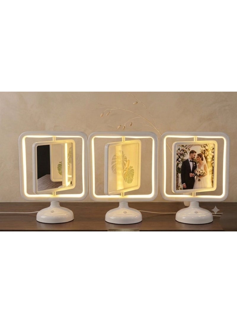 Add a romantic touch to your home with this LED mirror frame! Elegant design with warm, cozy lighting perfect for bedrooms. Ideal for gifts