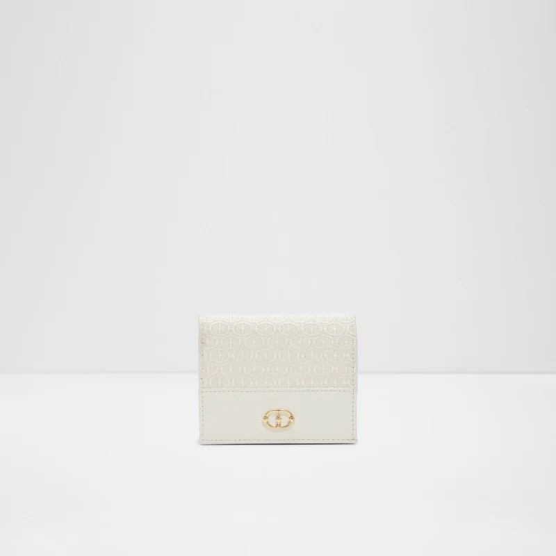 ALDO LUCCIA Logo Embroidered Wallet