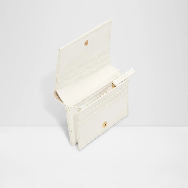 ALDO LUCCIA Logo Embroidered Wallet