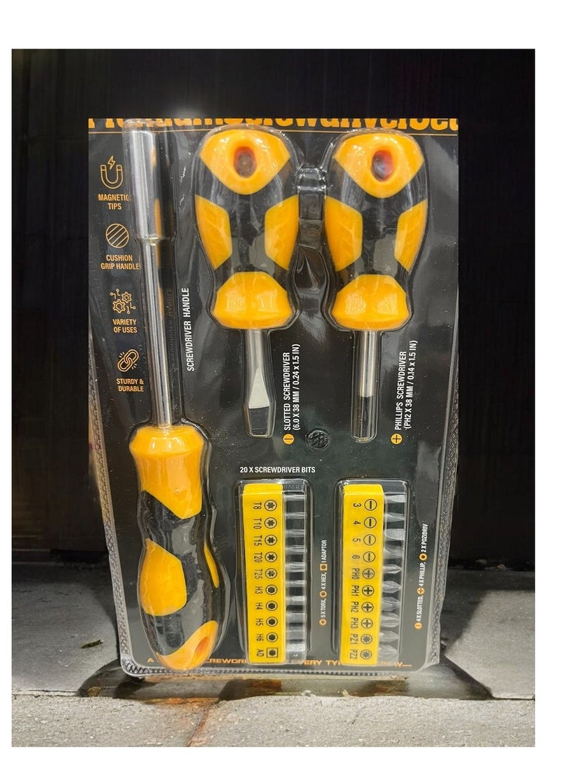 Core Home 23-Piece Screwdriver Set