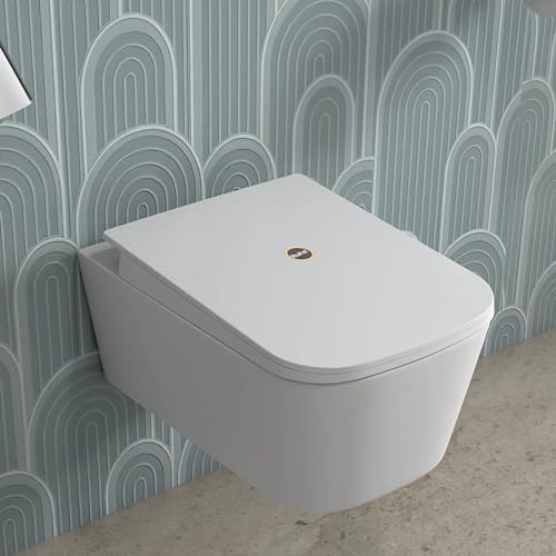 Ruhe® Exclusive Soft Close Square Toilet Seat Cover - White| Quiet, Noise Proof Soft-Closing Seat Cover for Western Commode | Easy Installation - Image 5