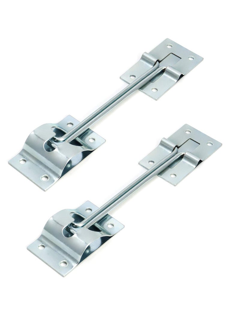 Generic 2 Pack 6 Inch Stainless Steel T-Style Door Latch for RV and Trailer with Screws  - Image 1