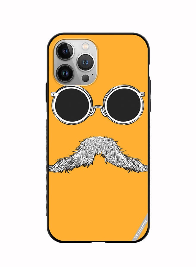 VR CREATIVE Protective Case Cover For Apple iPhone 11 Pro Baba Mustaches Design Multicolour - Image 1
