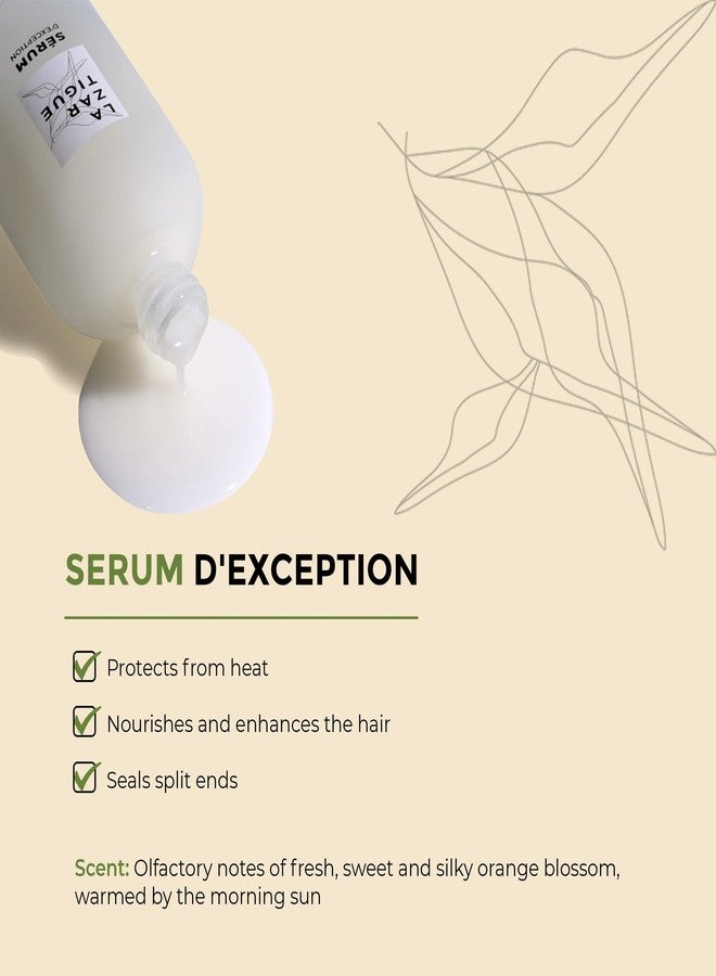 Lazartigue Thermo-Protective Serum D'Exception, Heat Protection Hair Serum, Shields, Hydrates, Seals Split Ends & Tames Tangles, Vegan, Sulfate & Silicone Free, 1.7 Fl Oz - Image 3