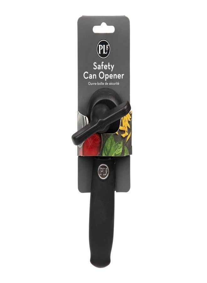 PL8 Safety Can Opener - Smooth Edge Manual Can Opener with Ergonomic Handle for Easy Use, Lid Resealable Design, Eliminates Sharp Edges - Image 4
