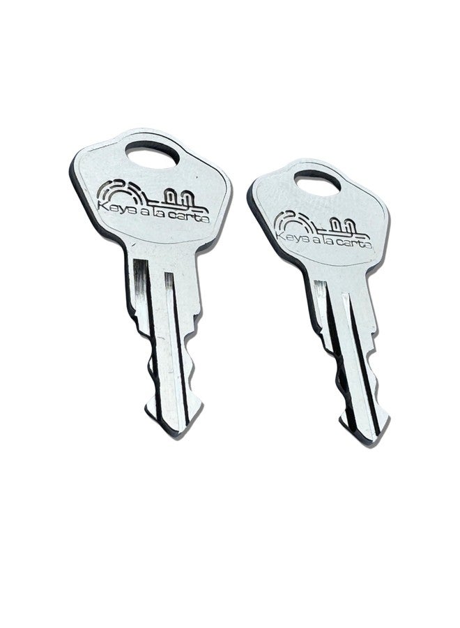 KEYSALACARTE Pair of Replacement Keys for Sentry Safe Lock Boxes, Fire Chests, Fire Files, & Fire/Water Files - Cut to Code 3F2 - Image 1
