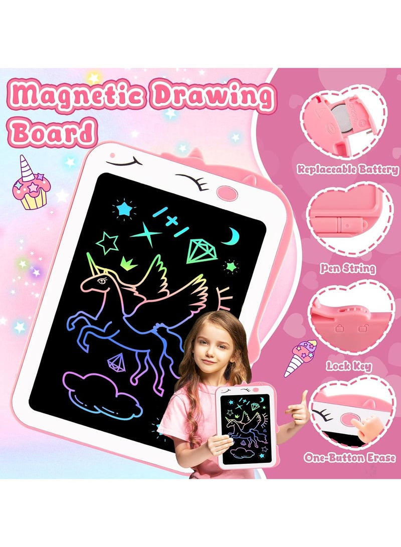 Arabest LCD Writing Tablet for Kids, Unicorn Girl Toys, Toddlers Toys Drawing Board, Educational Doodle Pad Kid Toys for 2-8 Year Old Girls and Boys Birthday Gift, 8.5inch  - Image 4