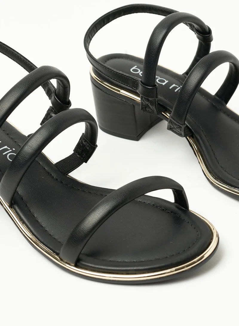 Beira Rio Sandals for Women with Back Strap – Stylish & Supportive sling Back Ladies Sandals