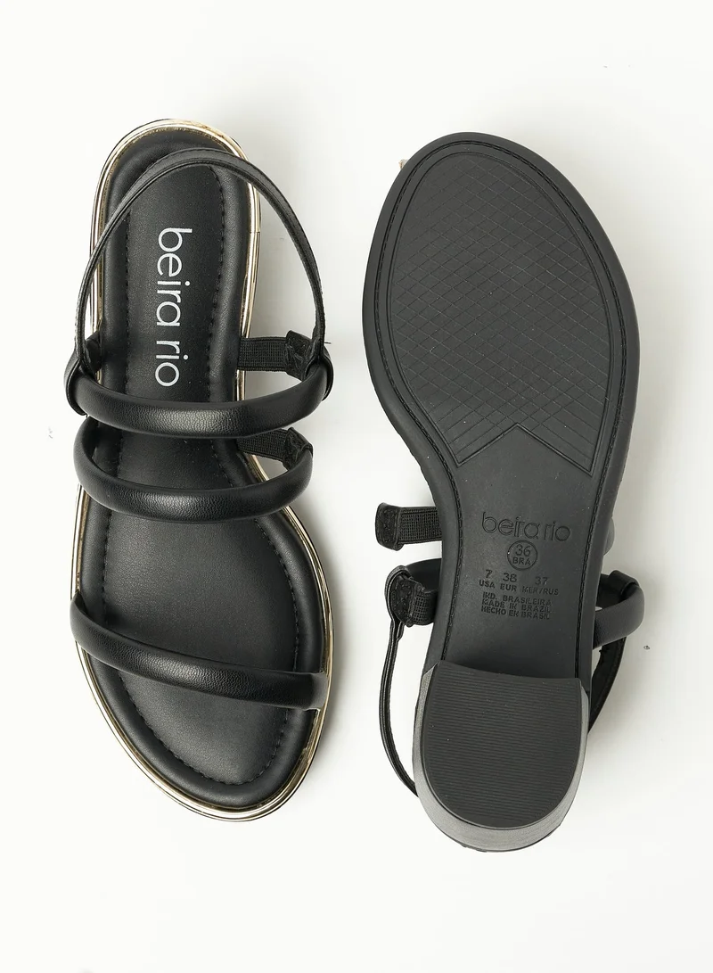 Beira Rio Sandals for Women with Back Strap – Stylish & Supportive sling Back Ladies Sandals