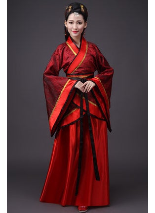 Generic Womens Fairy Hanfu Tang Dress Costume Set Auspicious clouds  - Image 1