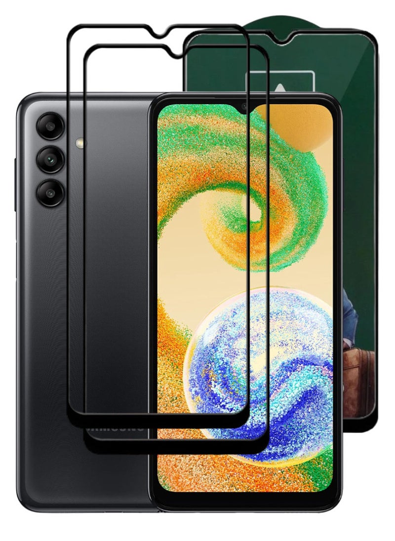 ACLIX 2 Pieces Antistatic ESD Dustproof Premium Quality High Definition Tempered Glass Screen Protector Designed For Samsung Galaxy A04s - Image 1