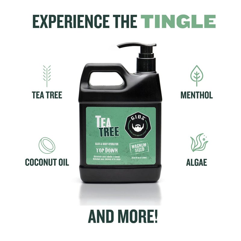 GIBS Tea Tree Hair & Body Hydrator 33.8 Oz - Image 3