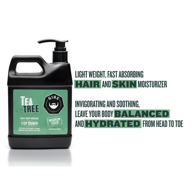 GIBS Tea Tree Hair & Body Hydrator 33.8 Oz - Image 2