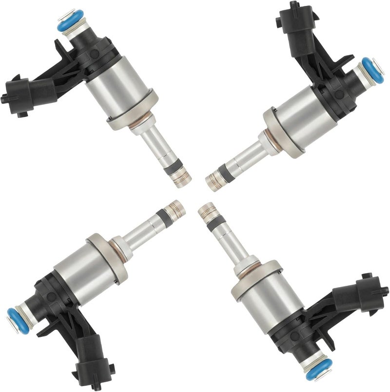 ANGLEWIDE 6Pcs Fuel Injectors FJ1152 Set for Buick Enclave, Chevrolet Traverse, GMC Acadia 3.6L - Image 1