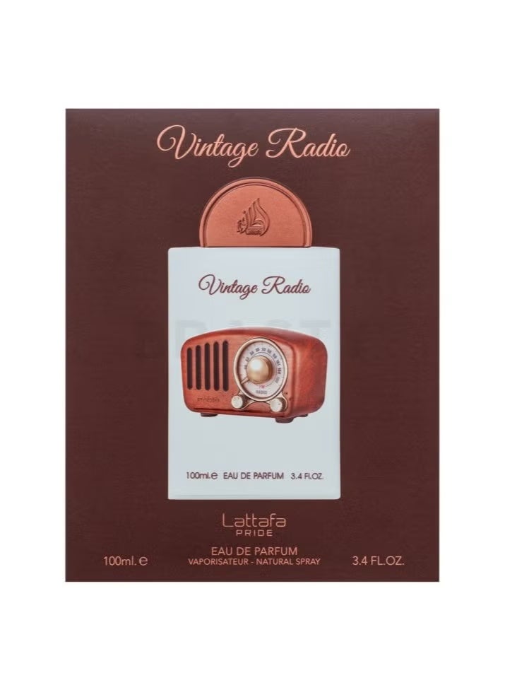 Lattafa Unisex Pride Vintage Radio Eau de Parfum 100 ml - Image 1