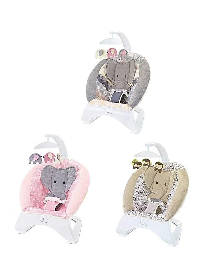 Portable rocking chair with music, comfortable for newborns and toddlers - Image 2