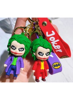 DC Comics The Joker Batman Character Keyring rubber Gift idea for Men Women Boys & Girls  - Image 1