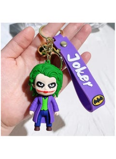 DC Comics The Joker Batman Character Keyring rubber Gift idea for Men Women Boys & Girls  - Image 2