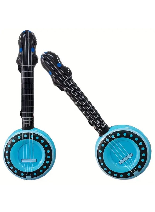 Inflatable PVC Guitar For Outdoor Games KTV Party Performance And Festive Props 1pc - Image 3