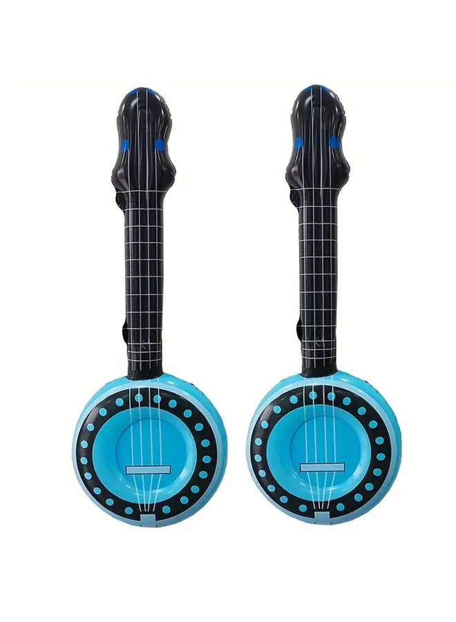 Inflatable PVC Guitar For Outdoor Games KTV Party Performance And Festive Props 1pc - Image 5