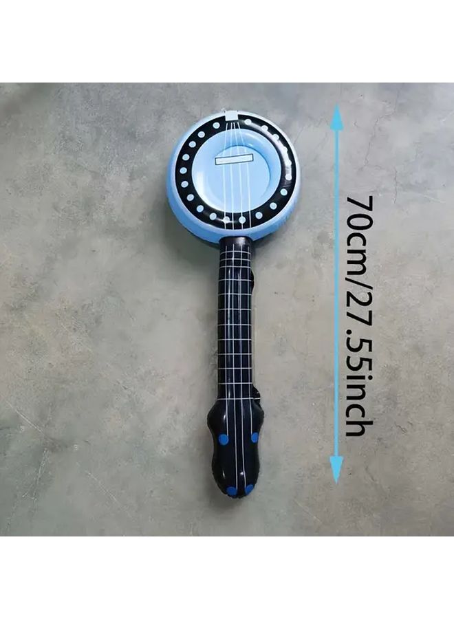 Inflatable PVC Guitar For Outdoor Games KTV Party Performance And Festive Props 1pc - Image 2