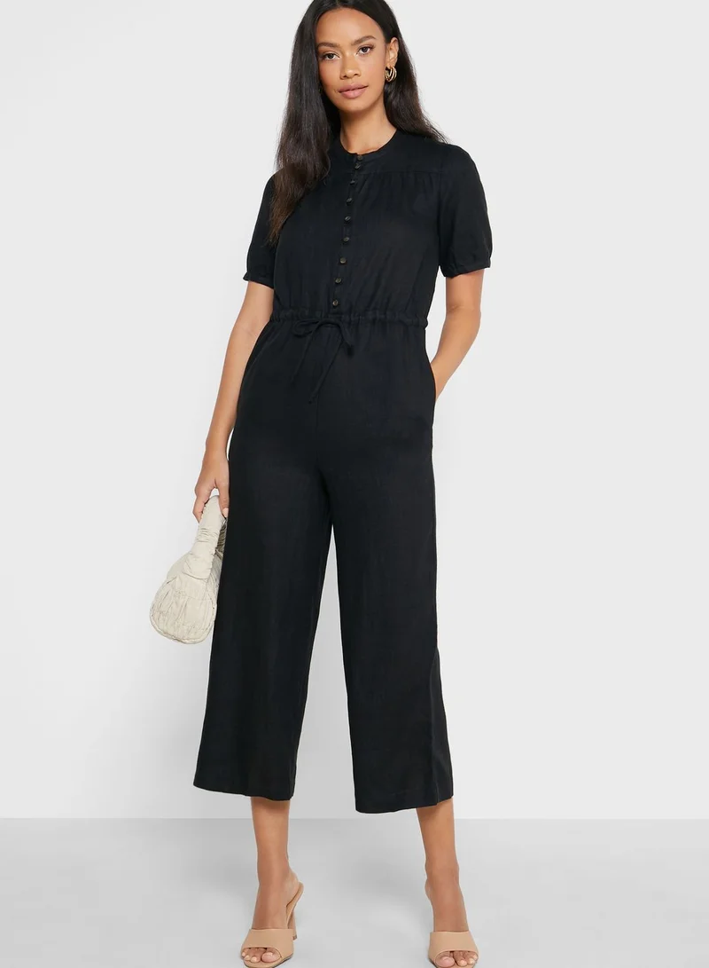 WHISTLES Button Front Jumpsuit