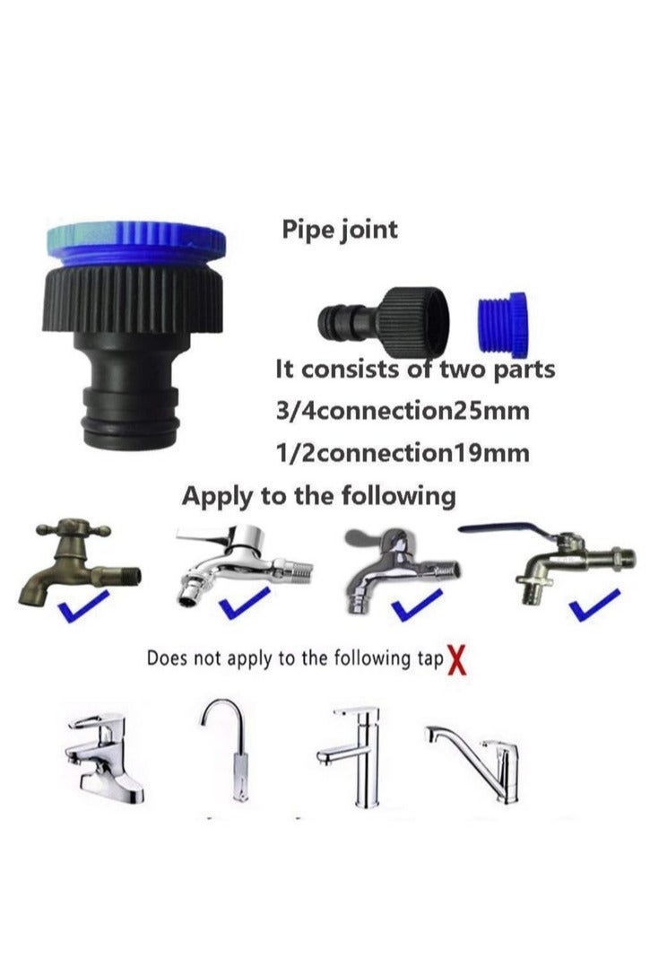 MAGIC HOSE Flexible Expandable Garden Hose with Multi-Pattern Spray Nozzle - 100ft/30m Kink-Free & Lightweight - Image 4