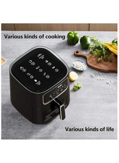 Buytory Buytory 10L Air Fryer Oven with LED Touch Screen & Viewing Window – 9-in-1 Hot Air Circulation Fryer for Healthy, Oil-Free Cooking – Max Temp 450°F  - Image 5