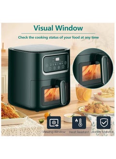 Buytory Buytory 10L Air Fryer Oven with LED Touch Screen & Viewing Window – 9-in-1 Hot Air Circulation Fryer for Healthy, Oil-Free Cooking – Max Temp 450°F  - Image 3