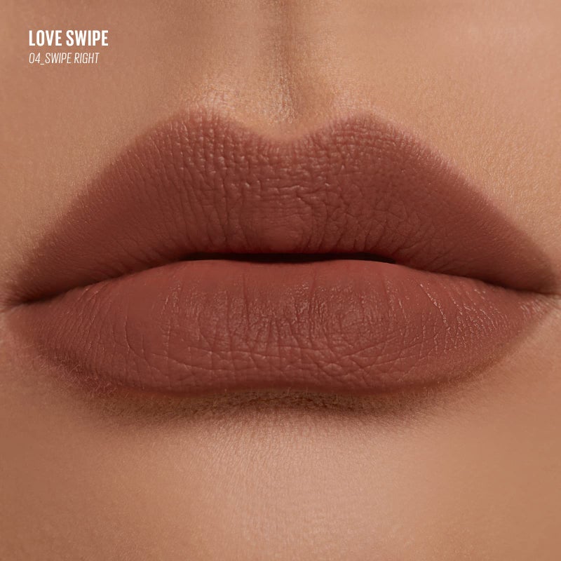 Kaja Lip Mousse - Love Swipe 04 Swipe Right | with Raspberry Seed Oil and Vitamin E, Buildable, Blendable, Moisturizing, Velvet Finish, Weightless Texture, Deep Shades, 0.22 Oz - Image 2