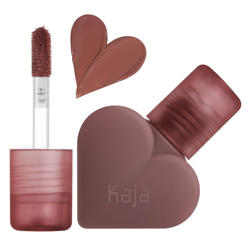 Kaja Lip Mousse - Love Swipe 04 Swipe Right | with Raspberry Seed Oil and Vitamin E, Buildable, Blendable, Moisturizing, Velvet Finish, Weightless Texture, Deep Shades, 0.22 Oz - Image 1