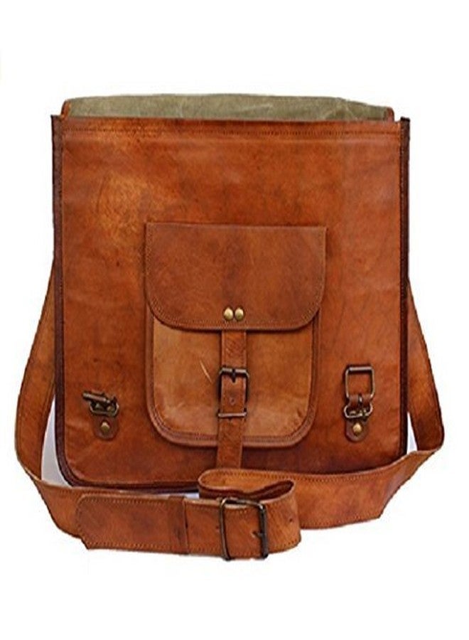 RSN Leather 13 inch Laptop Briefcase Office Bag (Light Brown) - Image 3