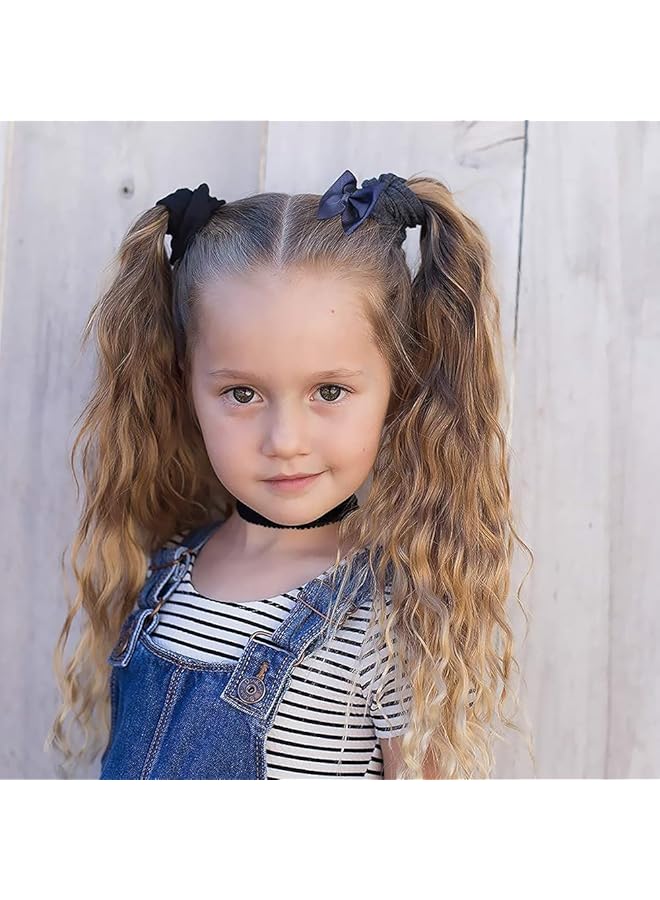 KASTWAVE Baby Girls Grosgrain Hair Ribbon Bows Hair Bow Clips Muilt Color Grosgrain Ribbon Hair Barrettes Accessories With Alligator Clip For Girl Teens Kids Babies Toddlers (20 Piece Set) - Image 4