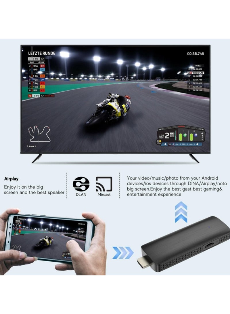 تي في ستيك بنظام أندرويد 10 بكروم كاست مدمج بدقة 4K و 2 جيجا RAM و مساحة ذاكرة 8 جيجا ROM - Image 5