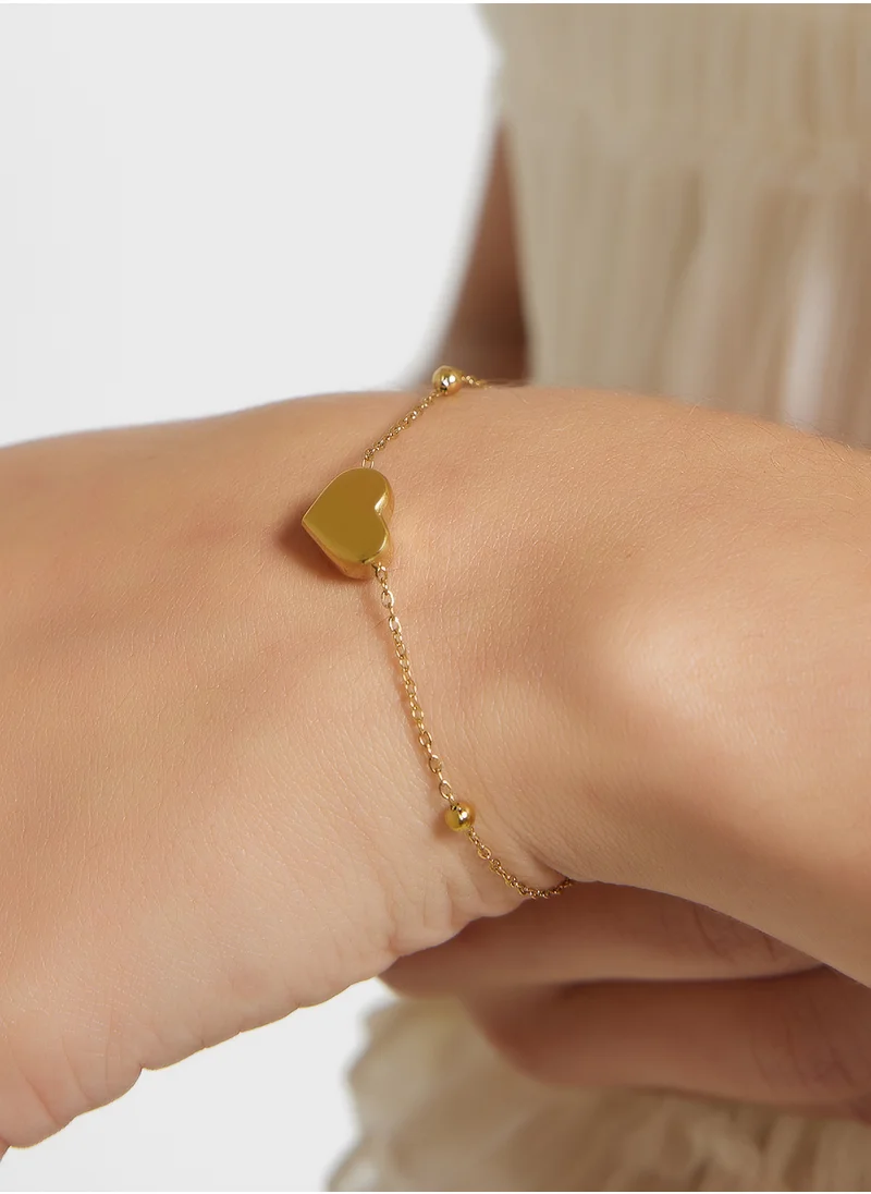 Ginger Heart Anklet