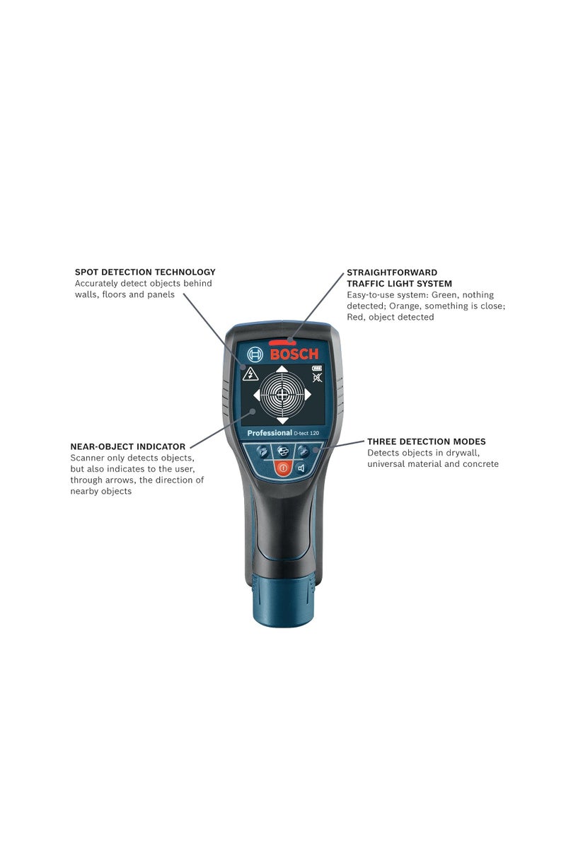BOSCH BOSCH D-TECT 120 PROFESSIONAL DETECTOR - Image 2
