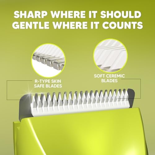 LetsShave ليتسشيف إيفيور ماكينة تقليم البيكيني للنساء | ماكينة تقليم حساسة للأجزاء الخاصة للنساء | مزيل شعر مدمج | شفرات سيراميكية آمنة للبشرة | ماكينة تقليم مقاومة للماء وبدون سلك للمناطق الخاصة وخط البيكيني - Image 3