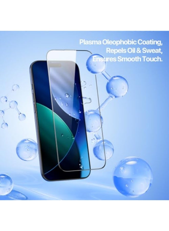 AQUILUX Glass screen protector for iPhone 17 Air made of tempered glass with full edge-to-edge adhesive for iPhone 17 Air from Imodel(2PCS) - Image 4