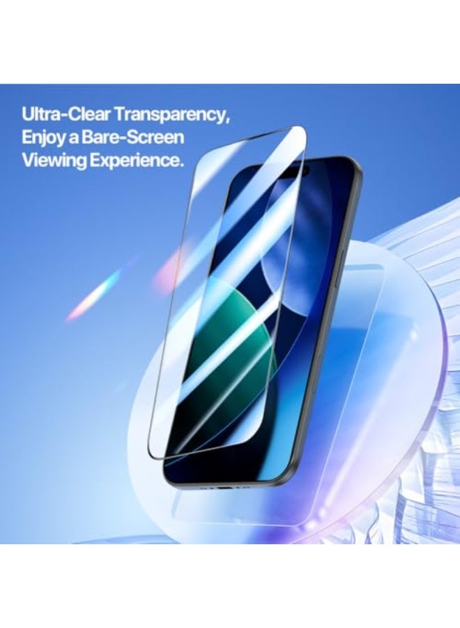 AQUILUX Glass screen protector for iPhone 17 Air made of tempered glass with full edge-to-edge adhesive for iPhone 17 Air from Imodel(2PCS) - Image 3