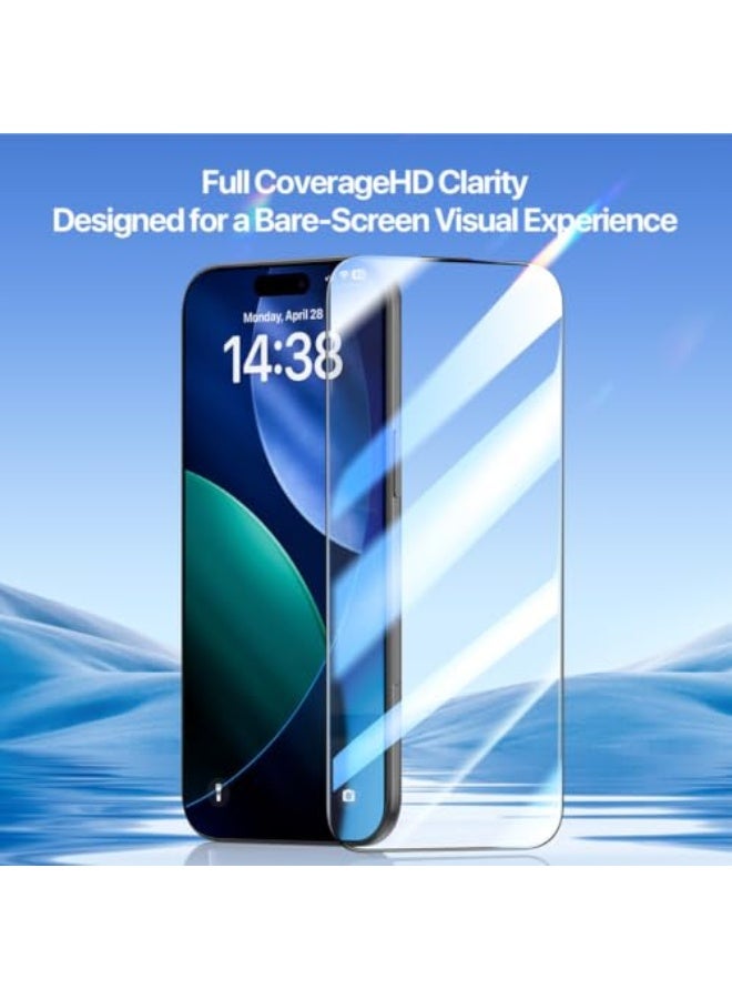 AQUILUX Glass screen protector for iPhone 17 Air made of tempered glass with full edge-to-edge adhesive for iPhone 17 Air from Imodel(2PCS) - Image 2