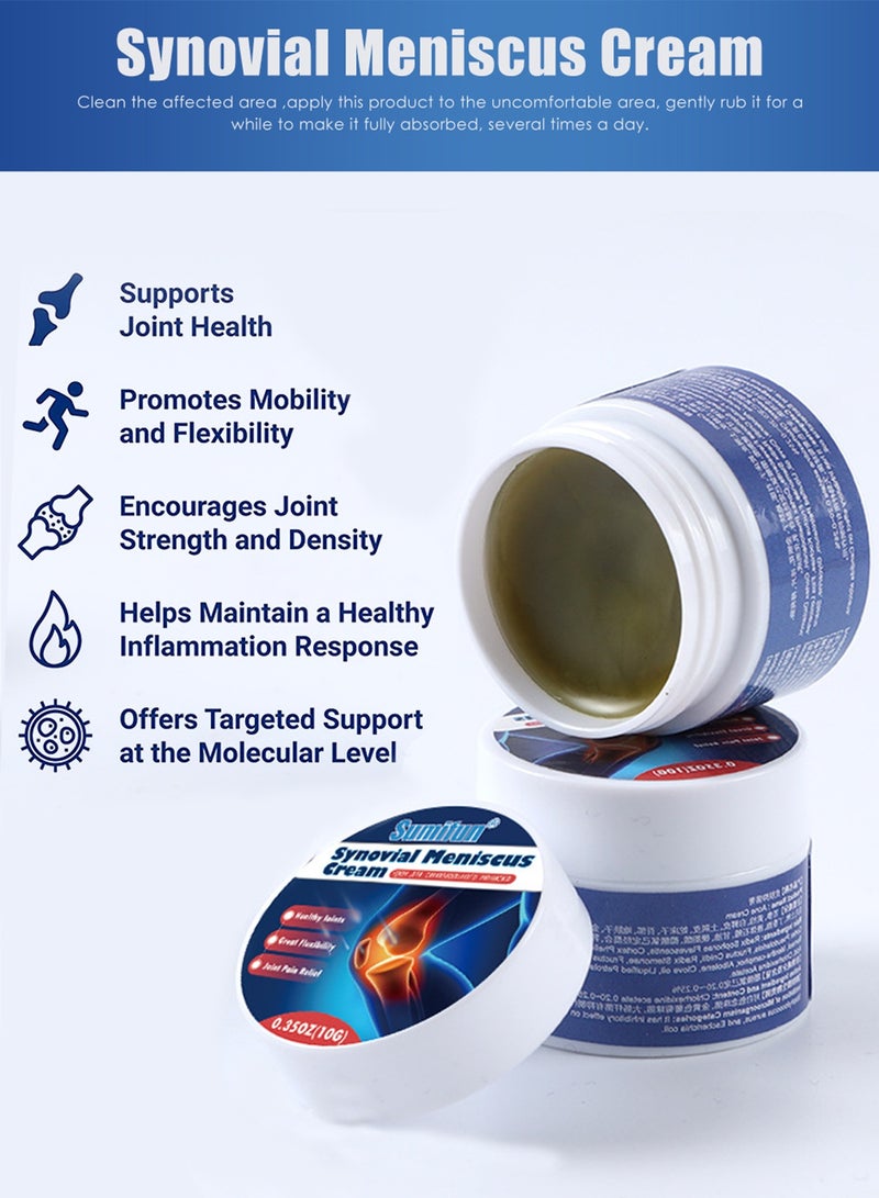 سوميفون 10 جرام * 2 علب من كريم الغضروف المفصلي الزليلي للعناية بالمفاصل وتخفيف آلام الركبة كريم موضعي من الأعشاب الصينية - Image 5