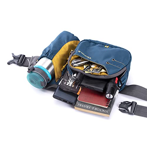 Tripole Hydra Waist Pack with Bottle Holder for Running, Cycling and Daily Use (Blue) - Image 3