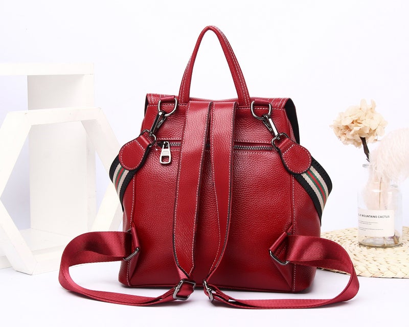 Backpack Women'S Fashionable All-Match Backpack Schoolbag Women'S Ins-Style Large Capacity Commuter - Image 3