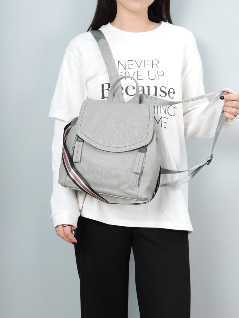 Backpack Women'S Fashionable All-Match Backpack Schoolbag Women'S Ins-Style Large Capacity Commuter - Image 1
