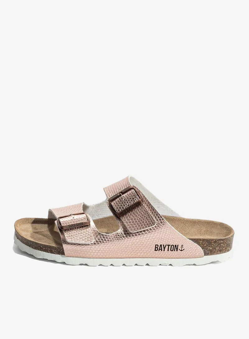 Bayton  Tracy Double Strap Flat Sandals for Women | Best Price UAE