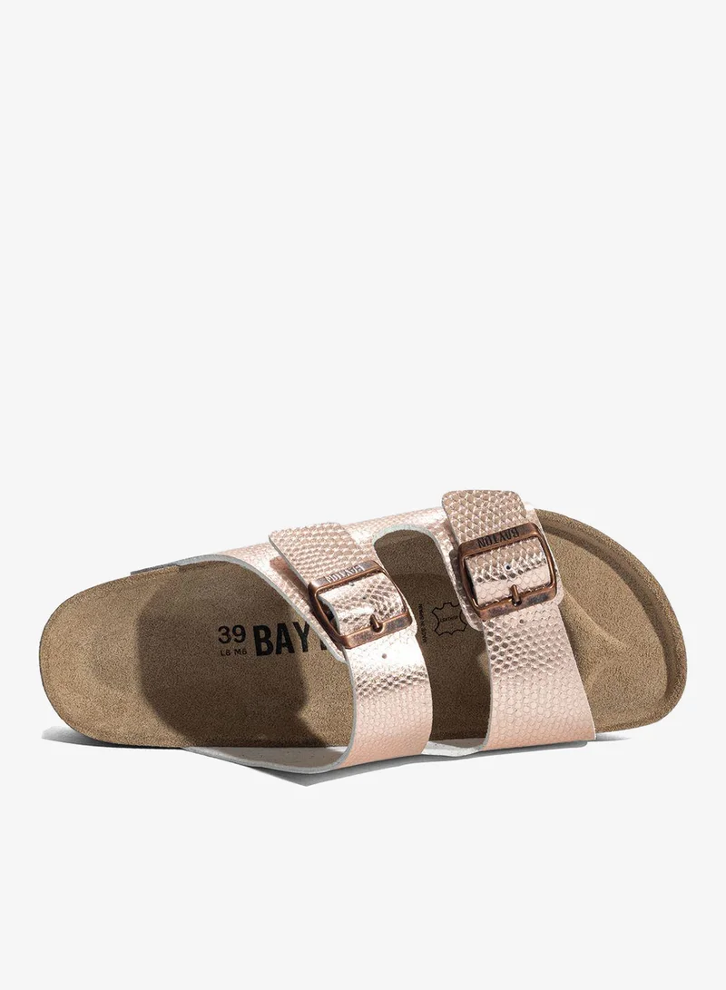 Bayton  Tracy Double Strap Flat Sandals for Women | Best Price UAE