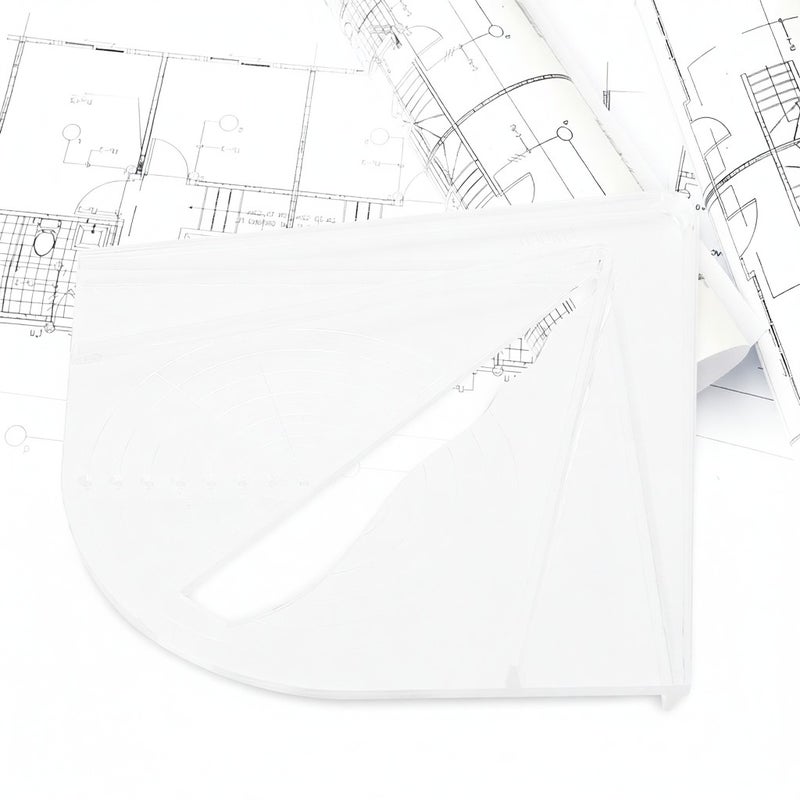 Plastic Center Finder for Square Round Octagon and Sexangle Woodwork Tool - Image 4
