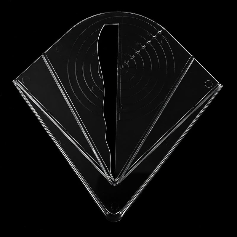 Plastic Center Finder for Square Round Octagon and Sexangle Woodwork Tool - Image 3