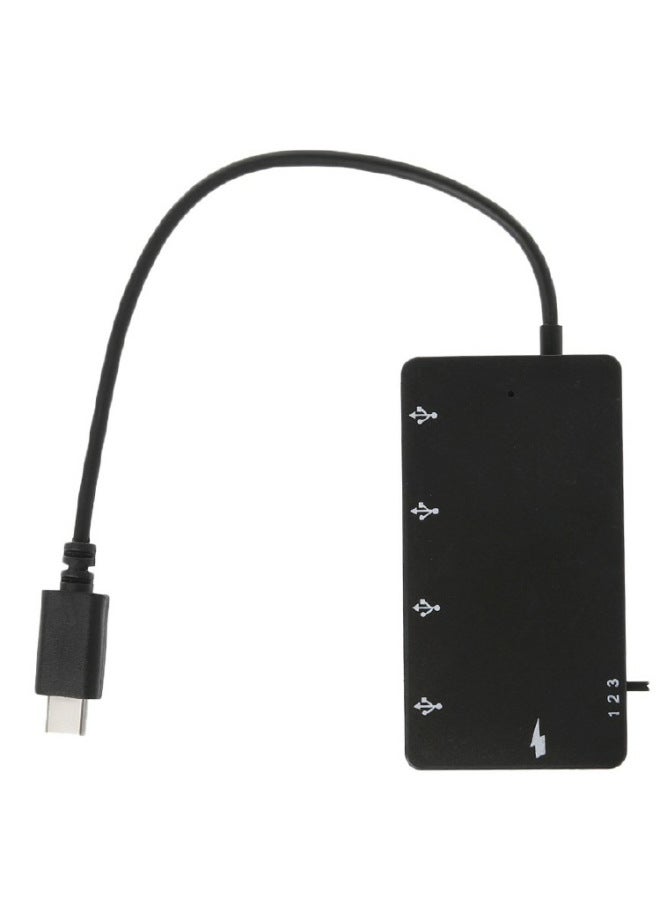 نيوترل شاحن متعدد المنافذ مع وصلة OTG بخمسة في واحد، يمكنه الشحن ونقل البيانات في نفس الوقت. محول متعدد المنافذ USB هاب - Image 1